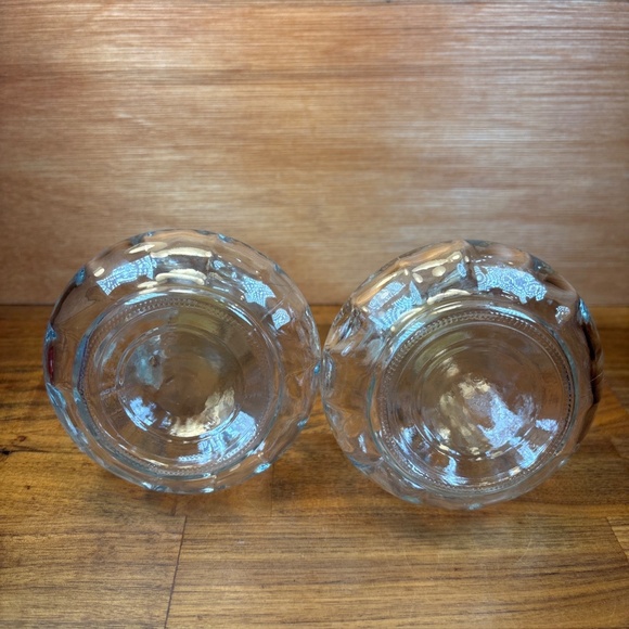 Anchor Hocking Pair Glass Cruets Vintage 1940s with Original Stopper 5-1/4" VTG - Picture 5 of 8
